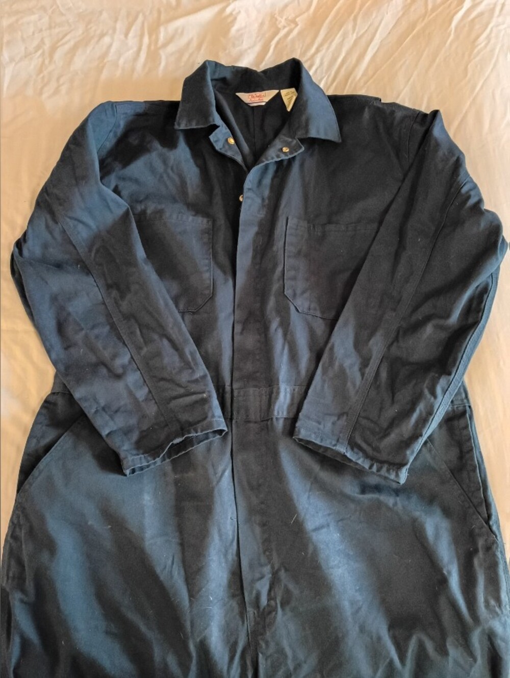 Size XL Vintage Men's Walls Dark Navy Workwear Coveralls
